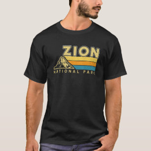 Camiseta Viaje gráfico retro Parque nacional Zion