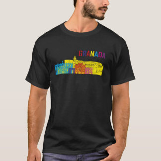 Camiseta Viaje Granada España Europa Vacaciones para famili