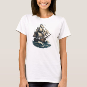 Camiseta Viaje inmaduro - Sueños Vintage de Vela