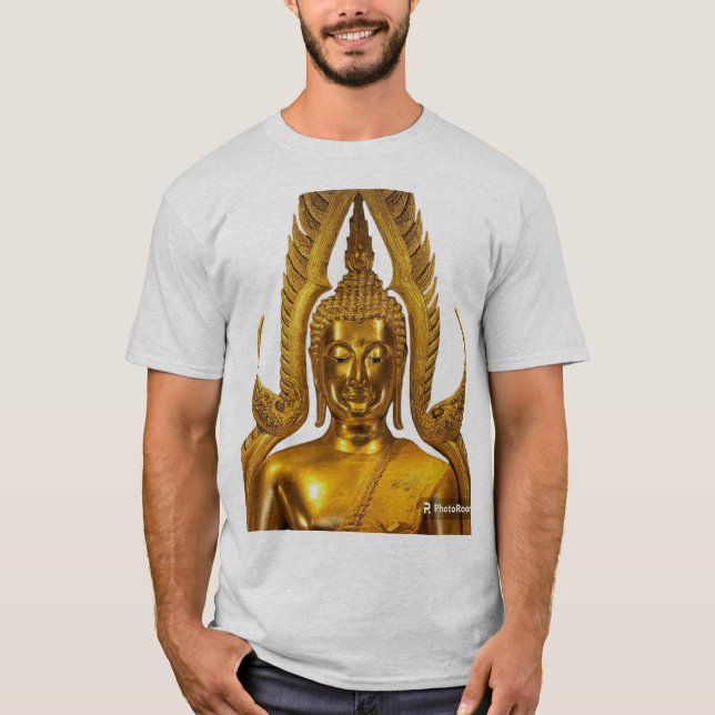 Camiseta Viaje interno: Tee de meditación de Buda. (Anverso)