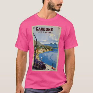 Camiseta Viaje italiano en el lago Garda