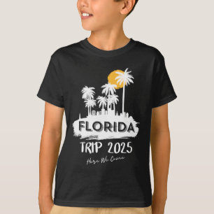 Camiseta Viaje Miami Florida Beach 2025 Aquí Venimos Matchi