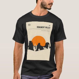 Camiseta Viaje mínimo de portada de libros en el valle del