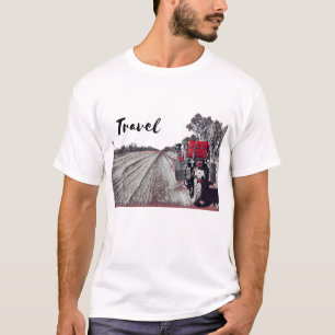 Camiseta Viaje Motocicleta Triunfo Aventura Bicicleta Desie