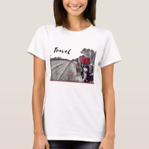 Camiseta Viaje Motocicleta Triunfo Aventura Bicicleta Desie