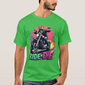 Camiseta Viaje o muerte - Audaz Diseño Gráfico de Biker Urb