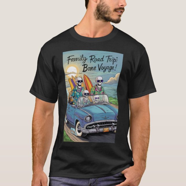 Camiseta Viaje óseo (Anverso)