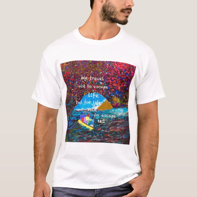 Camiseta Viaje para disfrutar de vida (Anverso)