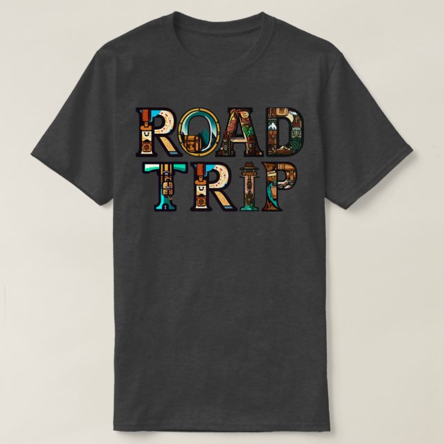 Camiseta Viaje por carretera (Diseño del anverso)