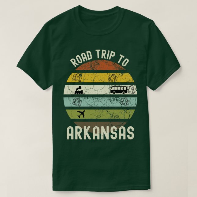 Camiseta Viaje Por Carretera A Arkansas Family Trip A Arkan (Diseño del anverso)