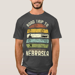 Camiseta Viaje Por Carretera A Nebraska Family Trip A Nebra