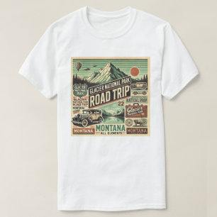Camiseta Viaje por carretera al Parque Nacional Glacier ant
