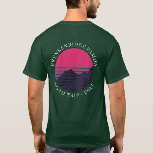 Camiseta Viaje por carretera de la familia personalizado Su