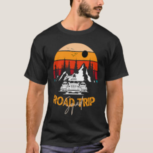 Camiseta Viaje Por Carretera Escuadrón Fuera Camping Famili