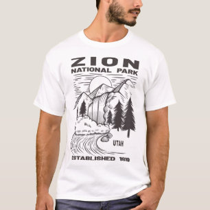 Camiseta Viaje por carretera Monte Zion Parque Nacional Sel