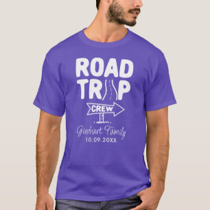 Camiseta Viaje por carretera Tripografía Tipografía Persona