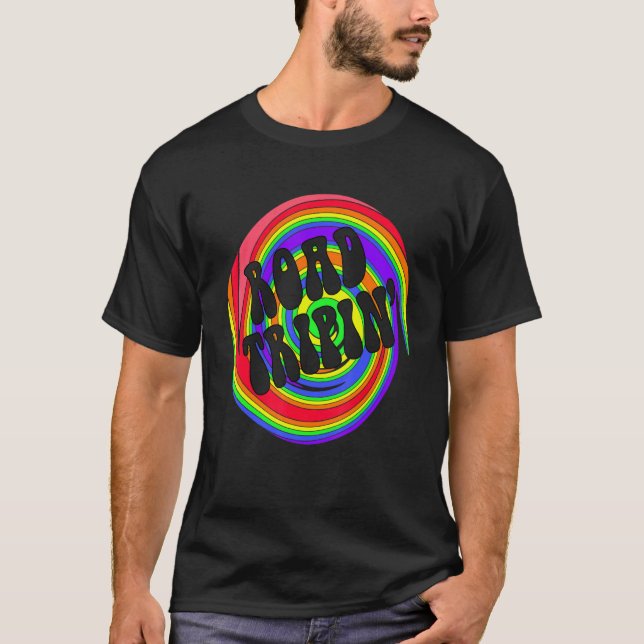 Camiseta Viaje Por Carretera Un Viaje De Verano Retro Vacac (Anverso)