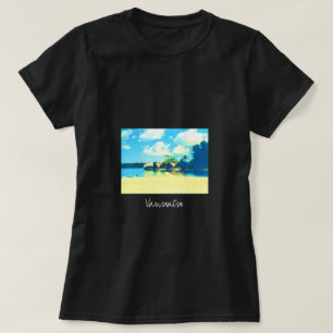 Camiseta Viaje por el paraíso de las islas tropicales de Va