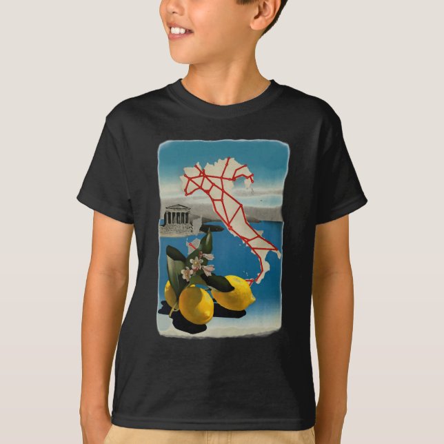 Camiseta Viaje por Italia Vintage (Anverso)