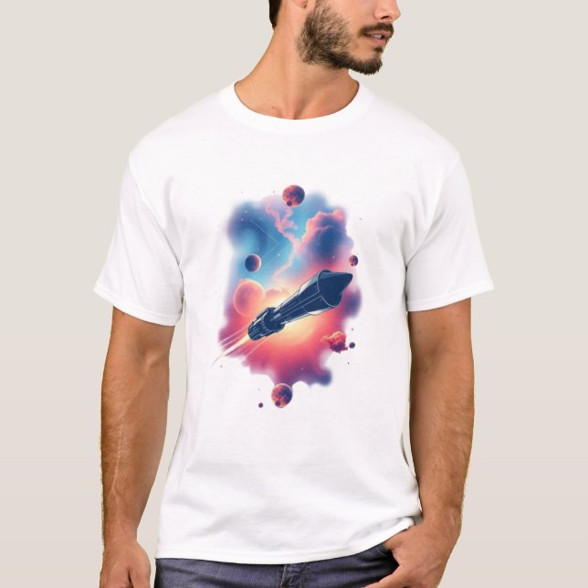 Camiseta Viaje por la nebulosa: espacio inspirado en la gra (Anverso)