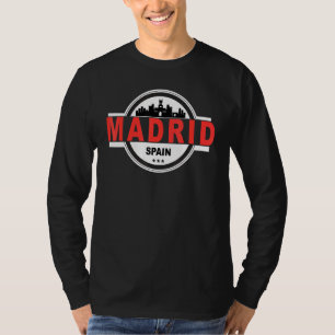 Camiseta Viaje por Madrid España en Skyline City