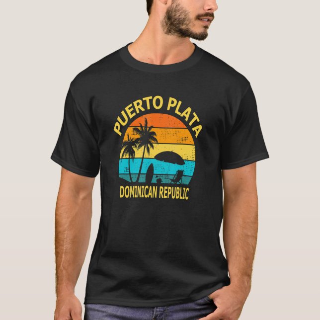 Camiseta Viaje Puerto Plata República Dominicana Vacaciones (Anverso)