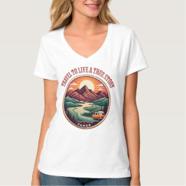 Camiseta Viaje Real Story Tee — Sin Insignia De Travesías F