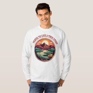 Camiseta Viaje Real Story Tee — Sin Insignia De Travesías F