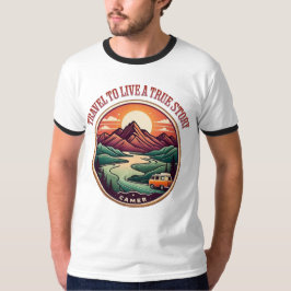 Camiseta Viaje Real Story Tee — Sin Insignia De Travesías F