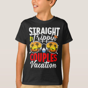 Camiseta Viaje Recto de Parejas 2026 Playa Verano