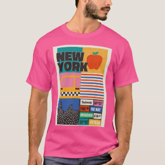 Camiseta Viaje retro de la ciudad de Nueva York