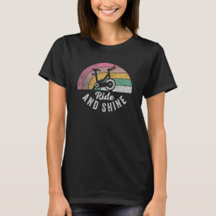Camiseta Viaje Retro Y Brillo Gracioso Giro Clase Gimnasio
