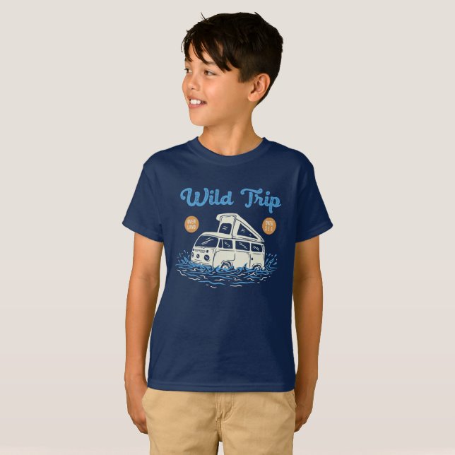 Camiseta Viaje salvaje (Anverso completo)