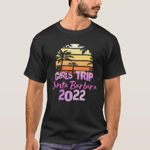Camiseta Viaje Vintage de Santa Bárbara Todos los Chicas Pr