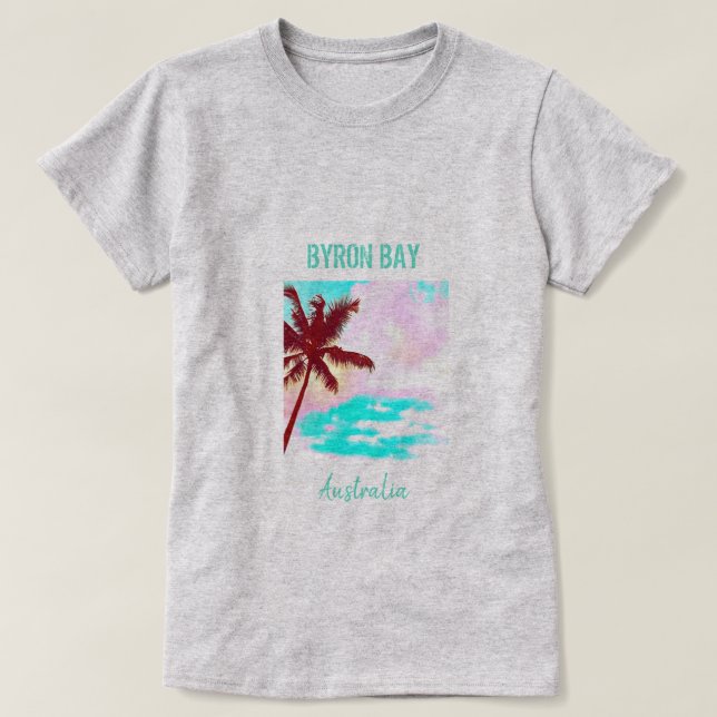 Camiseta Viajero australiano de Byron Bay (Diseño del anverso)