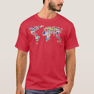Camiseta Viajero Cartografía Viajes Internacional F