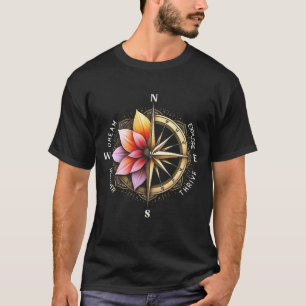 Camiseta Viajero Compass Dream Explore Thrive Adv