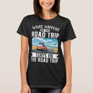 Camiseta Viajero De Vacaciones Lo Que Pasa En El Viaje Por 