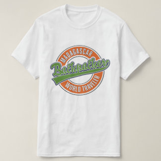 Camiseta Viajero del mundo de los mochileros de Madagascar