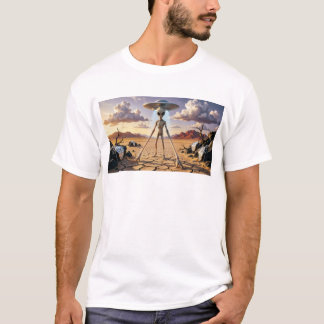 Camiseta Viajero del tiempo alienígena en un paisaje desért