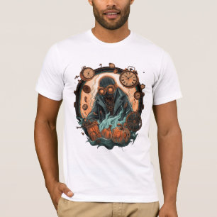 Camiseta Viajero del tiempo fantasma Steampunk Halloween