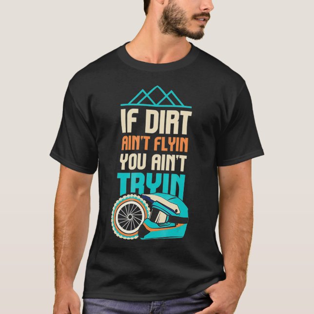 Camiseta Viajero en bicicleta de tierra I Supercross I MX M (Anverso)