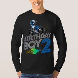 Camiseta Viajero en bicicleta sucia Motocross de 2 años de 