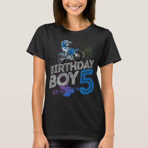Camiseta Viajero en bicicleta sucia Motocross de 5 años qui