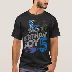 Camiseta Viajero en bicicleta sucia Motocross de 5 años qui
