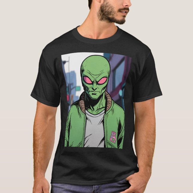 Camiseta Viajero espacial (Anverso)