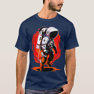 Camiseta Viajero espacial en planeta lejano para niños y ni