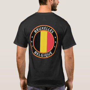 Camiseta Viajero Global - Bruselas, Bélgica   Bélgica
