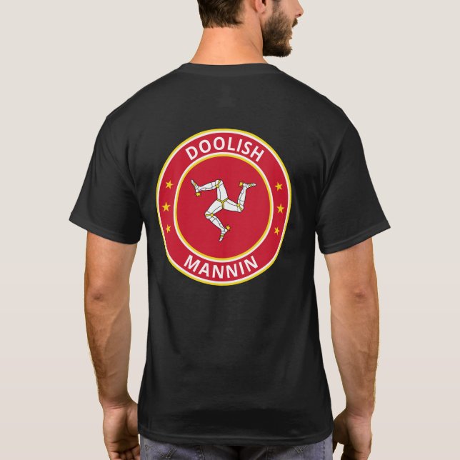 Camiseta Viajero global - 'Ciudad', Mannin (Edición) (Reverso)