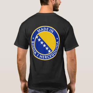 Camiseta Viajero global - Hecho en Bosnia, Hercegovina